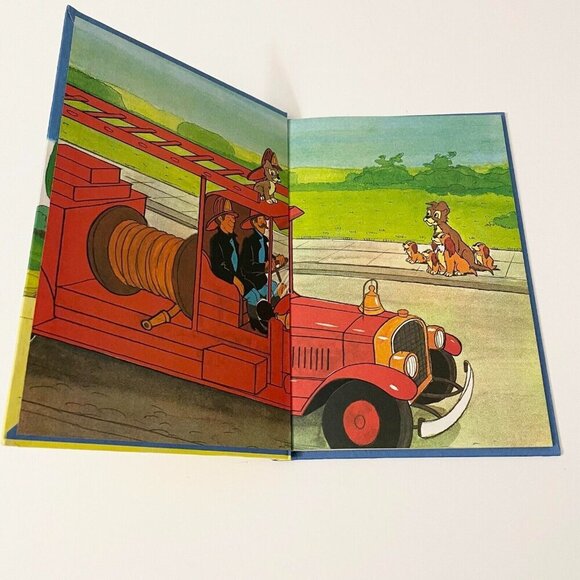 Vintage 1980 Walt Disney Scamp Saves the House Hardcover Book - Picture 8 of 16